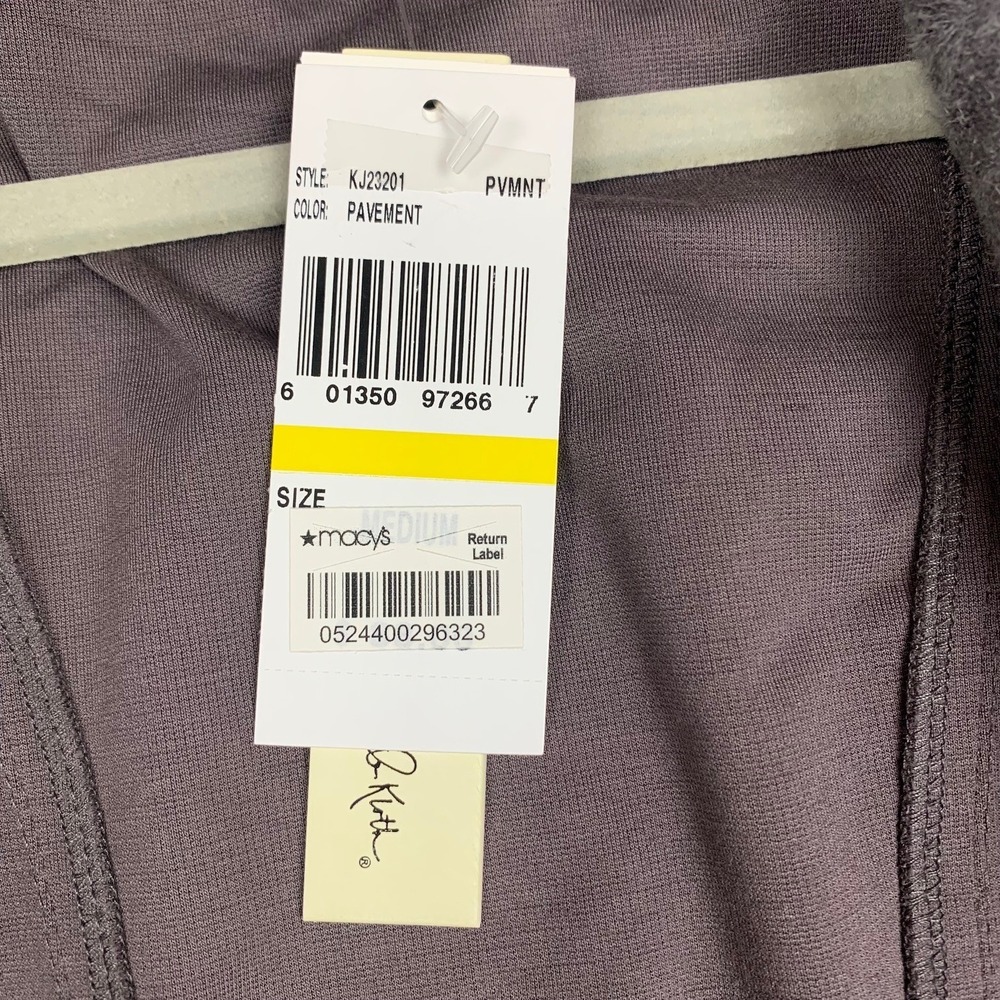 Kut from the Kloth Draped Faux Leather Moto Jacket, Size M, NWT - Picture 5 of 12